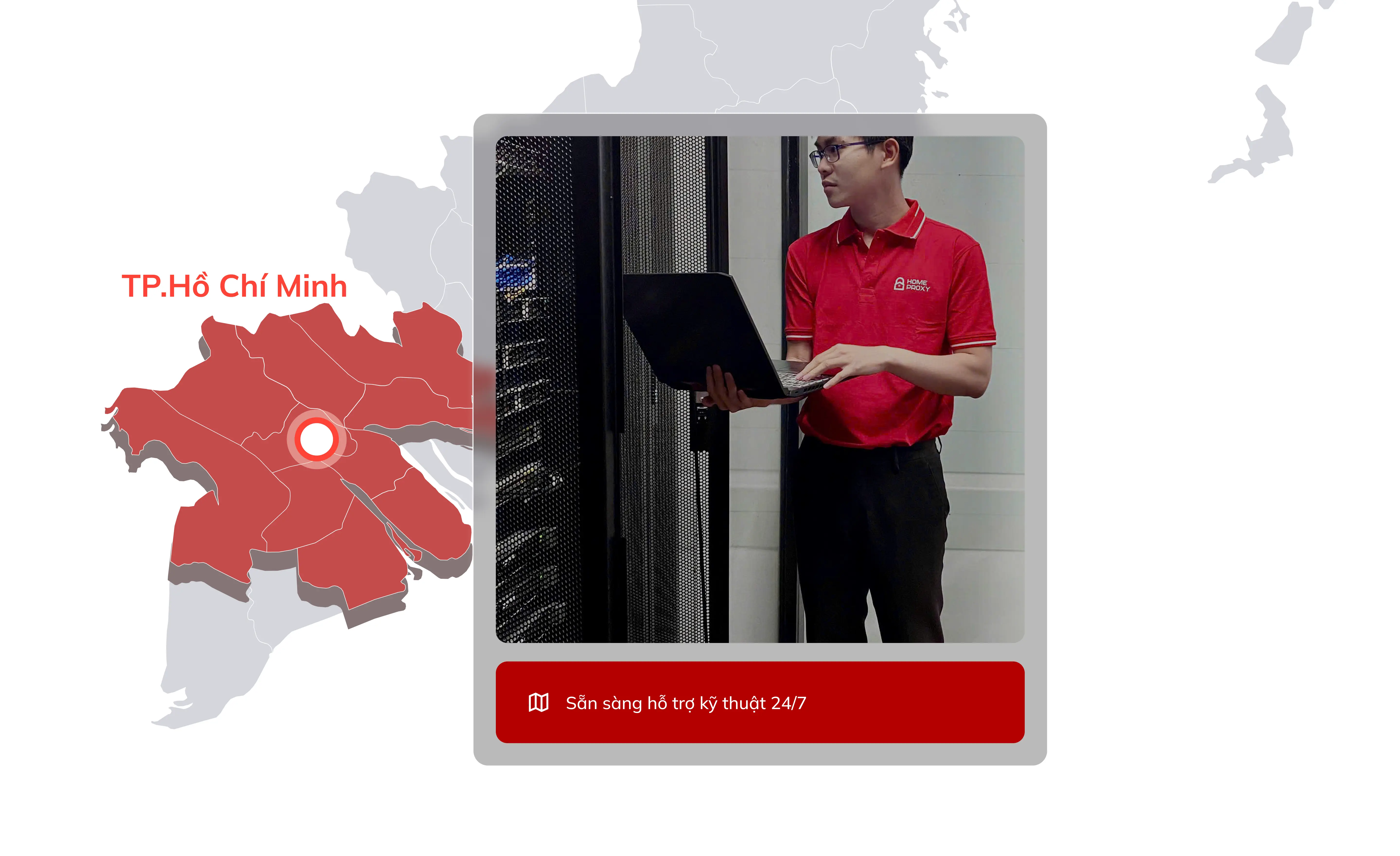 Bản đồ cơ sở hạ tầng phía Nam của chúng tôi